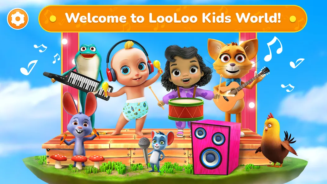 LooLoo Kids: Fun Baby Games!  [МОД Бесконечные монеты] Screenshot 1