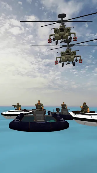 Rambo Shooter: Escape (Рамбо Шутер)  [МОД Menu] Screenshot 4