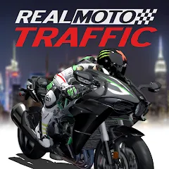 Скачать взломанную Real Moto Traffic (Реал Мото Трафик)  [МОД Меню] - полная версия apk на Андроид