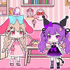 Скачать взломанную YOYO Doll School life Dress up (ЙОЙО Лайф ворлд)  [МОД Много монет] - полная версия apk на Андроид