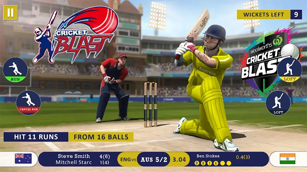 World Cricket Games Offline  [МОД Mega Pack] Screenshot 1