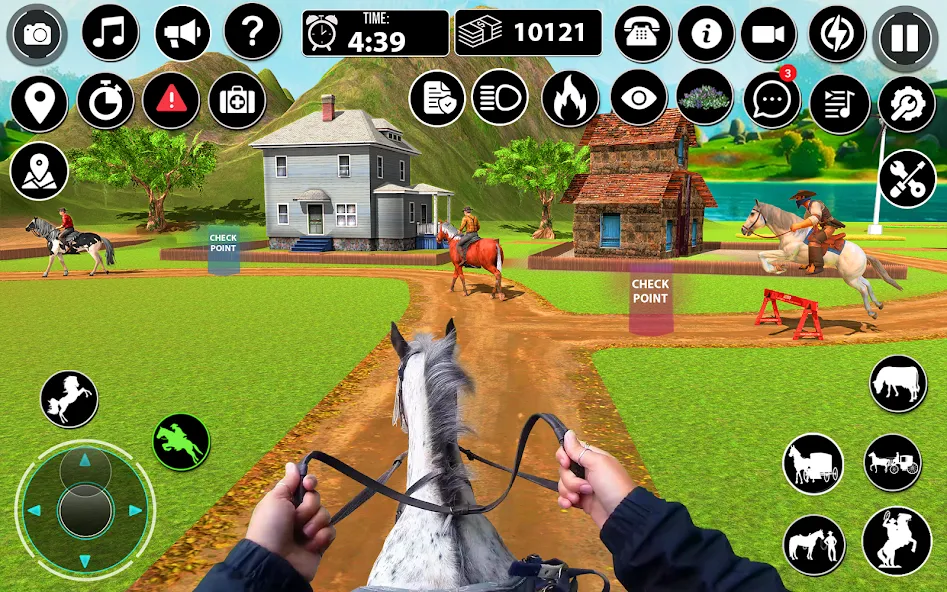 Horse Cart Taxi Transport Game  [МОД Mega Pack] Screenshot 2