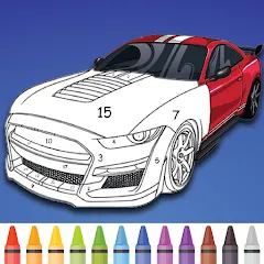 Взлом Cars Color By Number (Цветные машины по номерам)  [МОД Меню] - стабильная версия apk на Андроид
