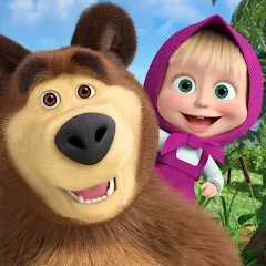 Скачать взломанную Masha and the Bear Educational  [МОД Меню] - последняя версия apk на Андроид