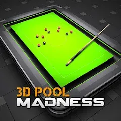 Взлом 3D Pool Madness (Пул Безумие)  [МОД Все открыто] - стабильная версия apk на Андроид