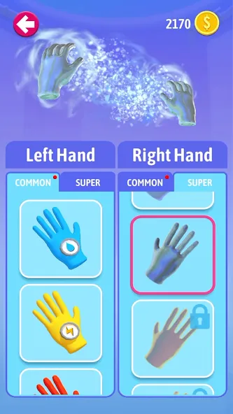 Elemental Gloves - Magic Power (Элементальные перчатки)  [МОД Бесконечные деньги] Screenshot 4