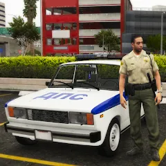 Взломанная Police Car Riders: VAZ 2107  [МОД Бесконечные деньги] - полная версия apk на Андроид