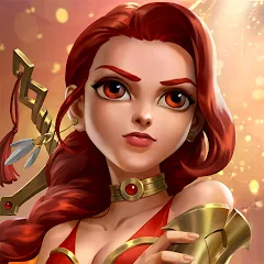 Скачать взломанную Dragon Strike: Puzzle RPG (Драгон Страйк)  [МОД Mega Pack] - последняя версия apk на Андроид