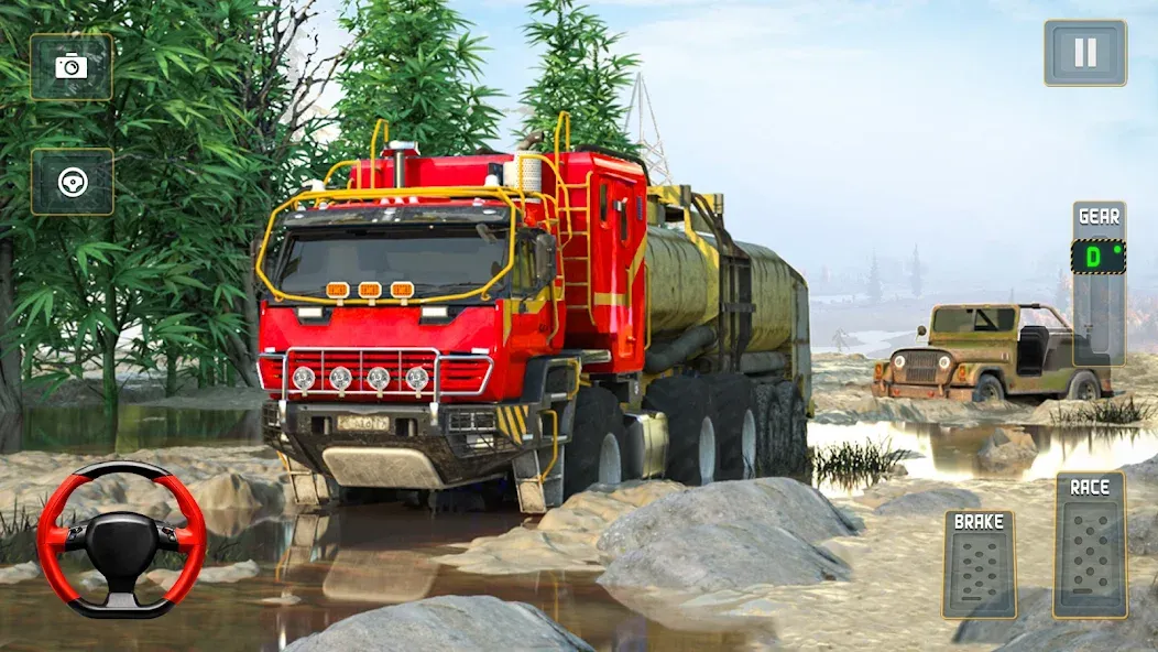 Offroad Mud Truck Driving Sim  [МОД Много монет] Screenshot 4