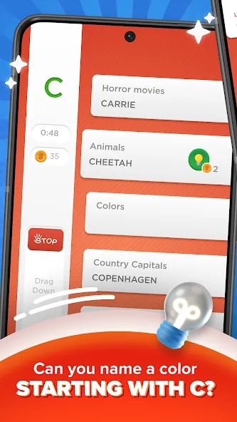 Stop - Categories Word Game  [МОД Unlocked] Screenshot 3