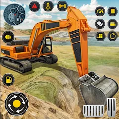Скачать взломанную Heavy Excavator Simulator PRO (Хеви Экскавейтор Симулятор ПРО)  [МОД Mega Pack] - стабильная версия apk на Андроид