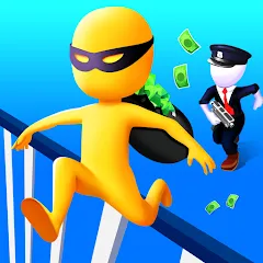 Взломанная Thief Run Race 3D: Fun Race  [МОД Все открыто] - полная версия apk на Андроид