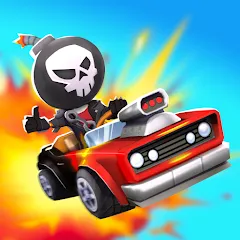 Взлом Boom Karts Multiplayer Racing (Бум Картс Мультиплеер Рейсинг)  [МОД Mega Pack] - стабильная версия apk на Андроид
