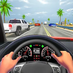 Скачать взломанную Traffic Racing In Car Driving (Трафик Рейсинг Ин Кар Драйвинг)  [МОД Меню] - последняя версия apk на Андроид