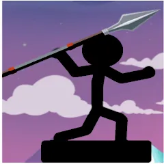Взломанная Spear war with Stickman (Спир вар)  [МОД Все открыто] - стабильная версия apk на Андроид