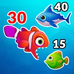 Взлом Big Eat Fish Games Shark Games  [МОД Все открыто] - полная версия apk на Андроид