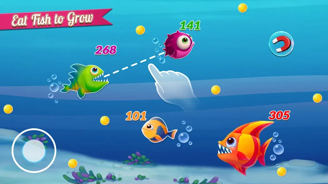 Fish.IO Fish Games Shark Games (Фиш Ай О Фиш Геймс Шарк Геймс)  [МОД Бесконечные монеты] Screenshot 5