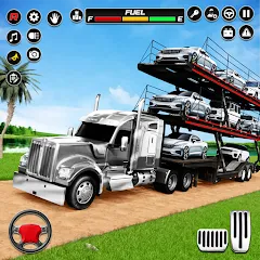 Взломанная Car Transporter 3d:Truck Games  [МОД Бесконечные монеты] - последняя версия apk на Андроид