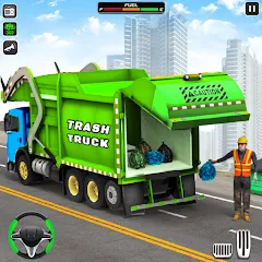 Скачать взлом Trash Truck Games Simulator 3D  [МОД Unlocked] - полная версия apk на Андроид