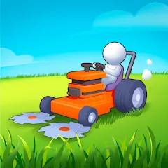 Взломанная Stone Grass: Mowing Simulator (Стоун Грасс)  [МОД Много денег] - последняя версия apk на Андроид