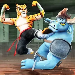 Взлом Kung Fu Animal: Fighting Games (Кунгфу животное)  [МОД Menu] - последняя версия apk на Андроид