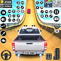 Взломанная Ramp Car Game - Car Stunt (Рамп Кар Гейм)  [МОД Все открыто] - полная версия apk на Андроид