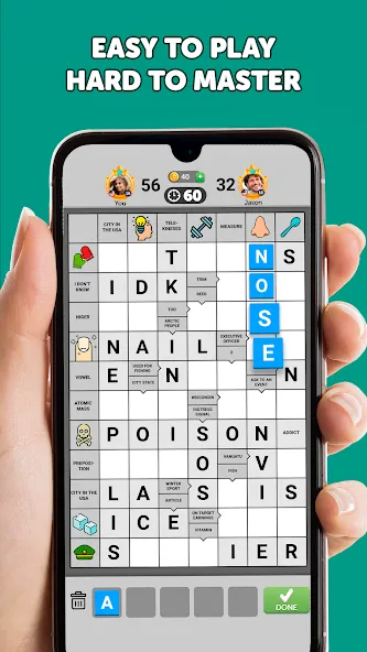 Wordgrams - Crossword & Puzzle (Вордграмс)  [МОД Все открыто] Screenshot 2