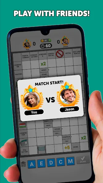 Wordgrams - Crossword & Puzzle (Вордграмс)  [МОД Все открыто] Screenshot 4