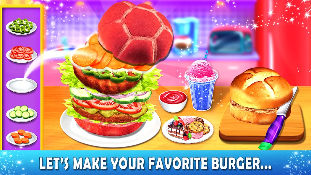Lunch Box cooking Games 2023 (ШКОЛЬНЫЙ ОБЕД ПРИГОТОВЛЕНИЕ ПИЩИ Создание поваров)  [МОД Unlocked] Screenshot 5