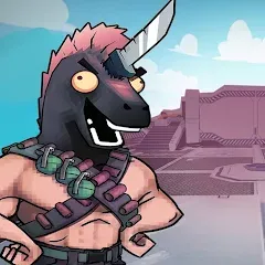 Скачать взломанную Fury Wars online shooter games (Фьюри Варс)  [МОД Unlocked] - последняя версия apk на Андроид