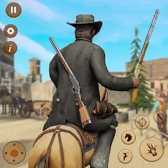 Взломанная West Cowboy Shooting Games 3D  [МОД Menu] - полная версия apk на Андроид