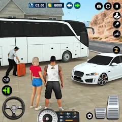 Скачать взломанную Bus Simulator Game: Coach Game  [МОД Много монет] - последняя версия apk на Андроид