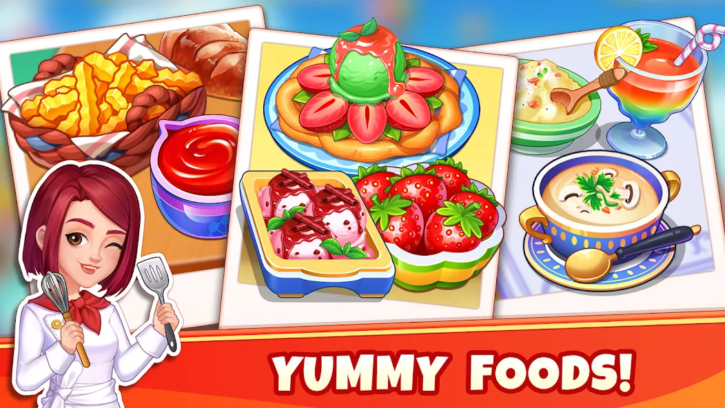 Cooking Wonder-Restaurant Game (Кукинг Вондер)  [МОД Menu] Screenshot 1