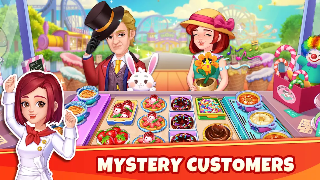 Cooking Wonder-Restaurant Game (Кукинг Вондер)  [МОД Menu] Screenshot 4