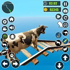 Скачать взломанную Epic Cow Ramp Rush Run Game  [МОД Бесконечные монеты] - полная версия apk на Андроид