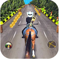 Взлом Cowboy Horse Run  [МОД Mega Pack] - последняя версия apk на Андроид