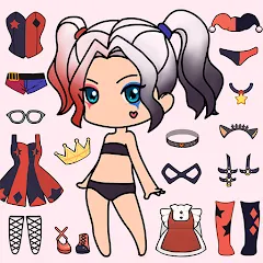 Скачать взломанную Doll Dress Up - Makeup Games  [МОД Unlocked] - последняя версия apk на Андроид
