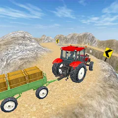Скачать взломанную Tractor Driver 3D Farming Sim (Тракторист 3D Симулятор Фермерства)  [МОД Много монет] - полная версия apk на Андроид