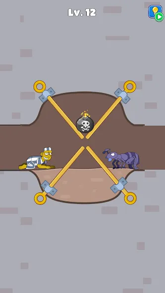 Prison Escape: Pin Puzzle (Позонный эксперт)  [МОД Меню] Screenshot 2