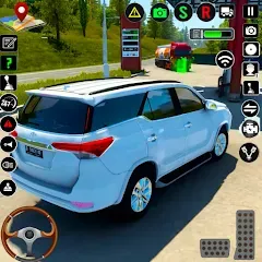 Скачать взломанную US Prado Car Games Simulator  [МОД Много монет] - последняя версия apk на Андроид