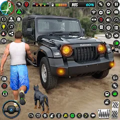 Взлом Jeep Driving Simulator offRoad (Джип Драйвинг Симулятор вне дороги)  [МОД Unlocked] - последняя версия apk на Андроид