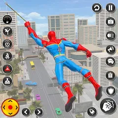 Взлом Spider Rope Hero Spider Games  [МОД Unlocked] - полная версия apk на Андроид