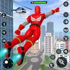 Взломанная Rope Hero Spider Fighting Game  [МОД Menu] - полная версия apk на Андроид