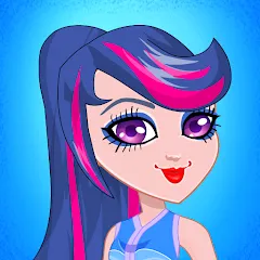 Скачать взломанную Pony College Student Dress Up (Пони Студент Колледжа Одеваются)  [МОД Бесконечные деньги] - стабильная версия apk на Андроид