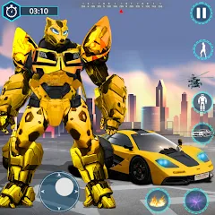 Взлом Flying Robot Transforming Game  [МОД Бесконечные монеты] - стабильная версия apk на Андроид