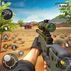 Взлом Fps Shooting Gun War: Gun Game  [МОД Все открыто] - полная версия apk на Андроид