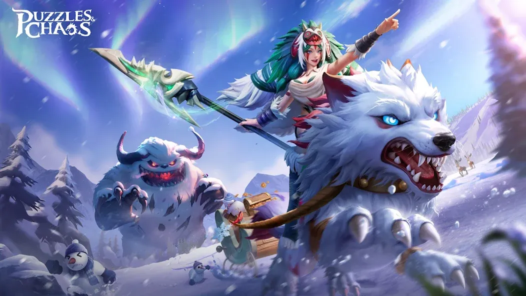Puzzles & Chaos: Frozen Castle  [МОД Много денег] Screenshot 1