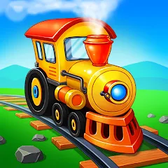 Взлом Train Games for Kids: station  [МОД Mega Pack] - последняя версия apk на Андроид