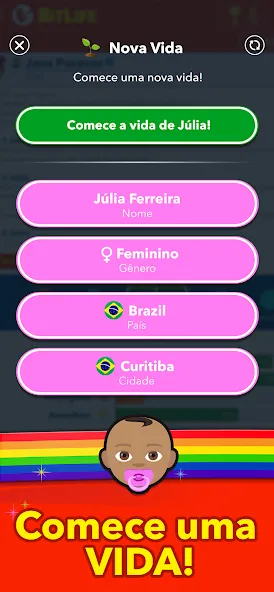 BitLife BR - Simulação de vida (БитЛайф БР)  [МОД Меню] Screenshot 1