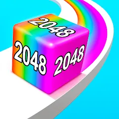 Взлом Jelly Run 2048 (Джелли Ран 2048)  [МОД Все открыто] - полная версия apk на Андроид